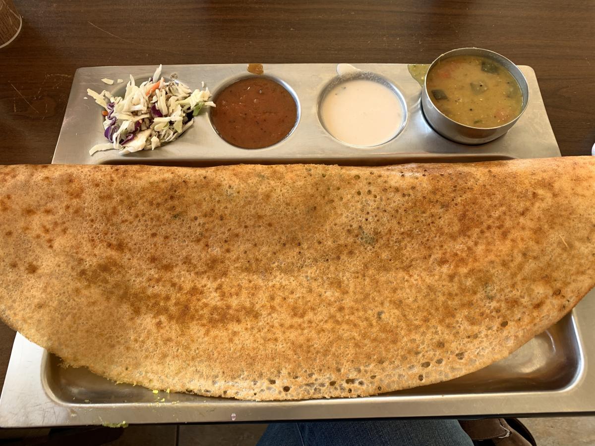 Dosa Crepe Cafe - Dosa Crepe Pictured