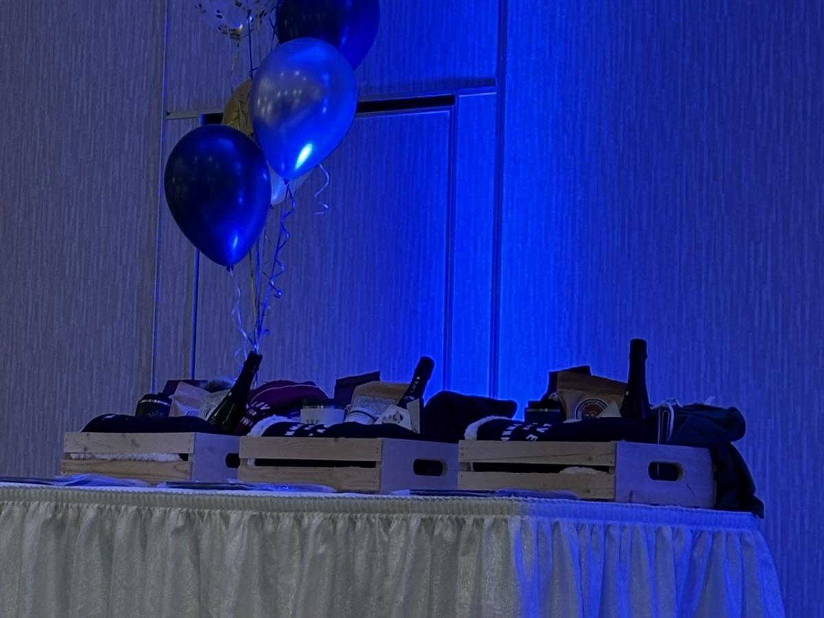 Gift baskets at 8th Annual Heart of Hospitality Awards