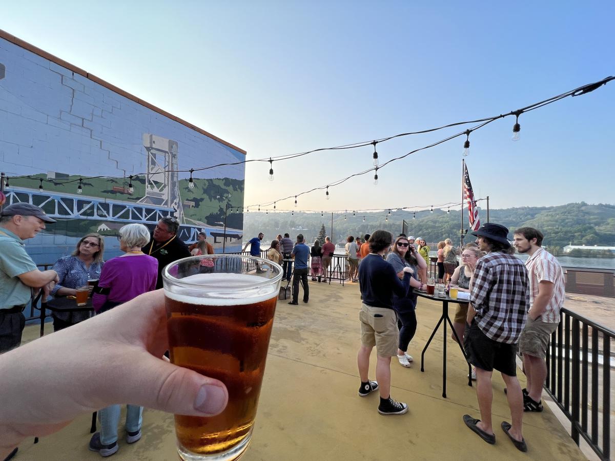 beer on kbc deck