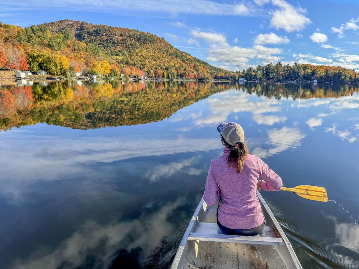 Paddling Lac la Belle