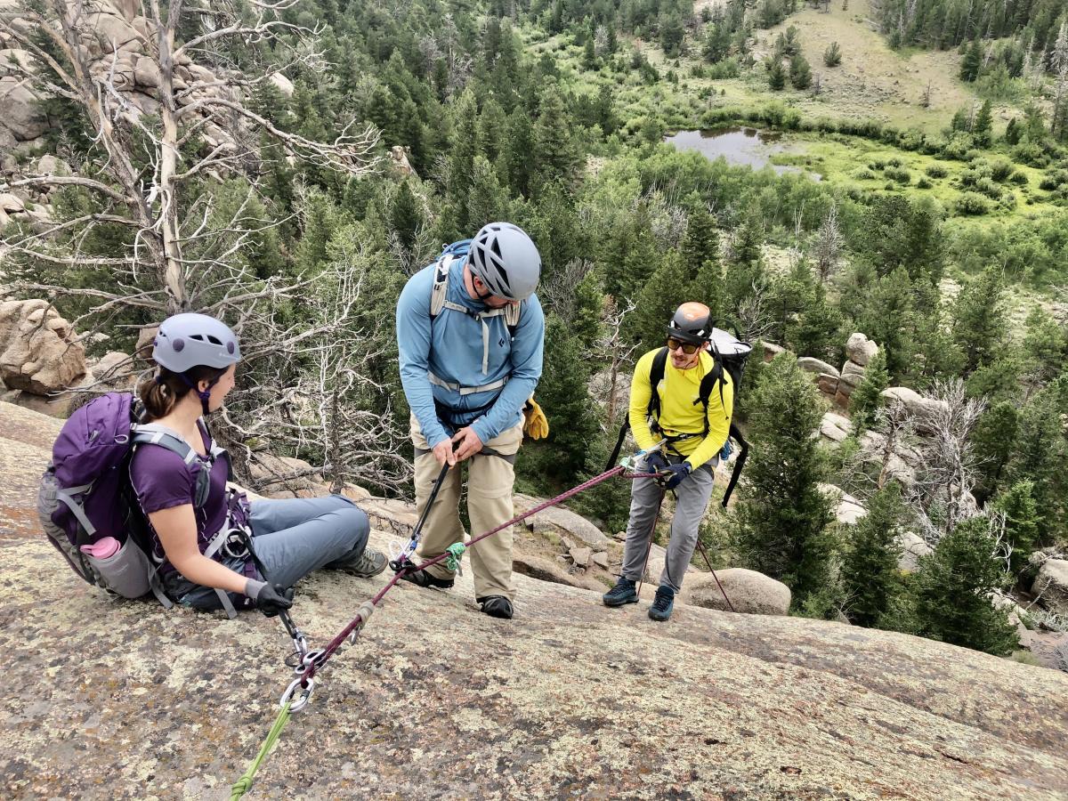 Climbing in Vedauwoo