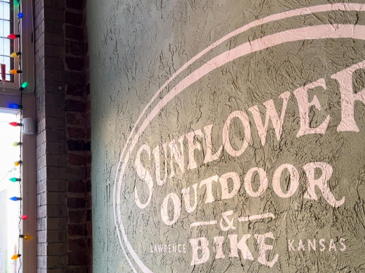 Sunflower Outdoor & Bike Sign