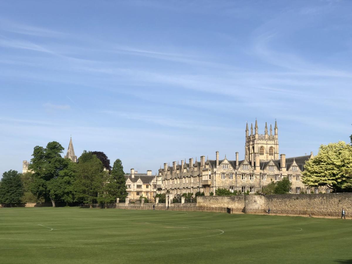 View of Merton College and Christ Church, Oxford, from Christ Church Meadows. © Peter N. Lindfield.