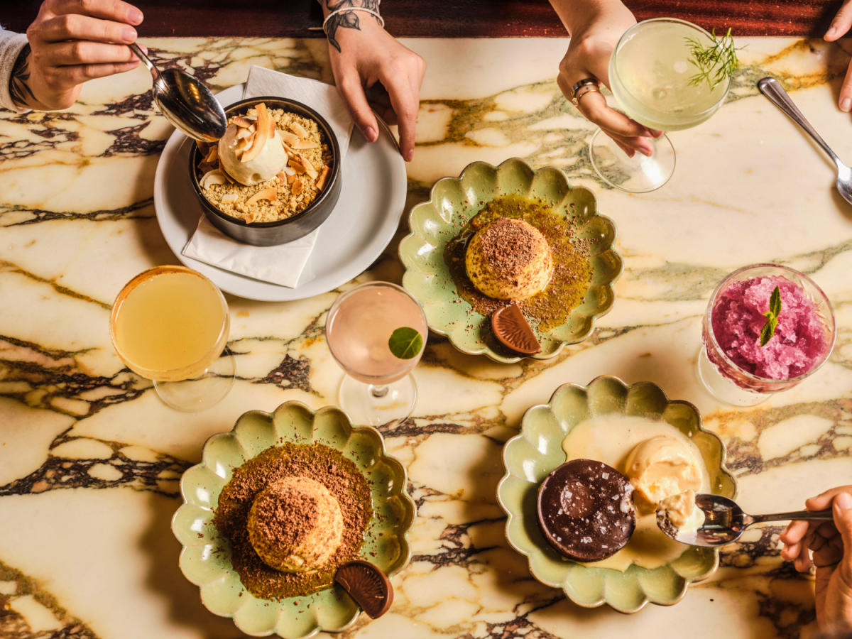 New menu desserts