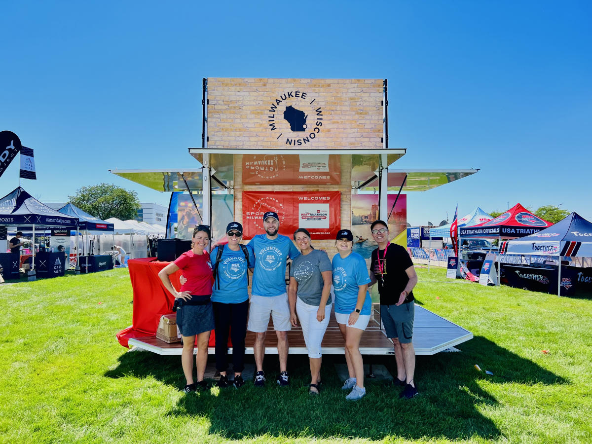 VISIT Milwaukee Staff at USA Triathlon