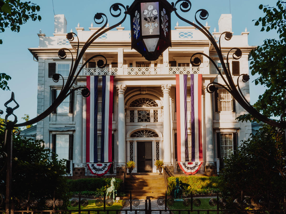 Crop of Linden Place Fourth of July