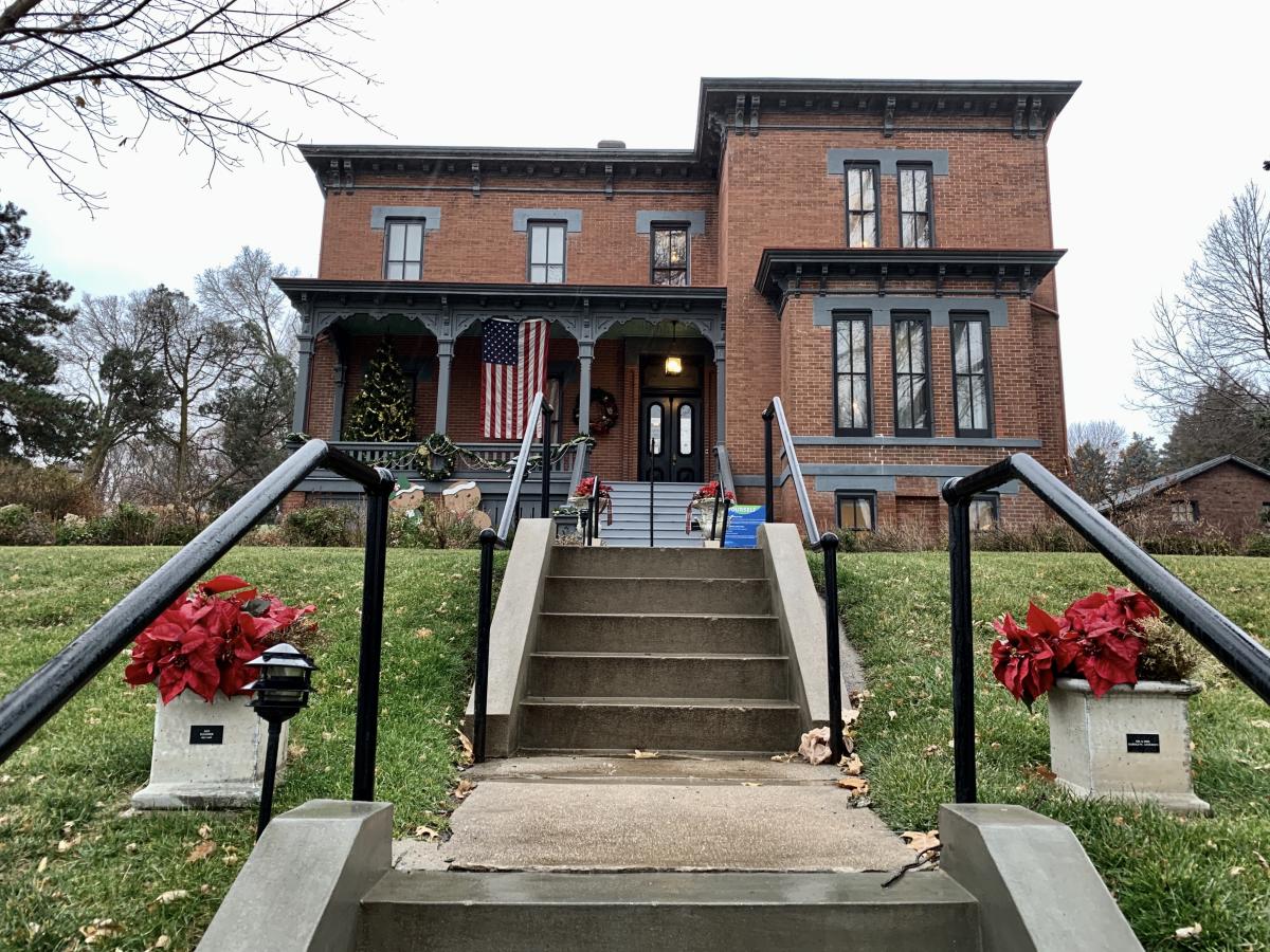 General Crook House Museum during the Holidays