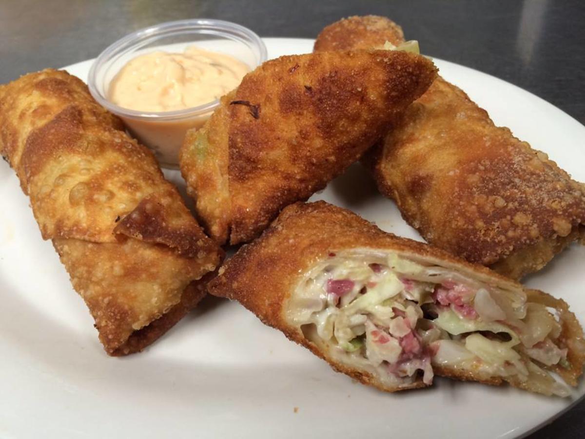 Crescent Moon Reuben Rolls