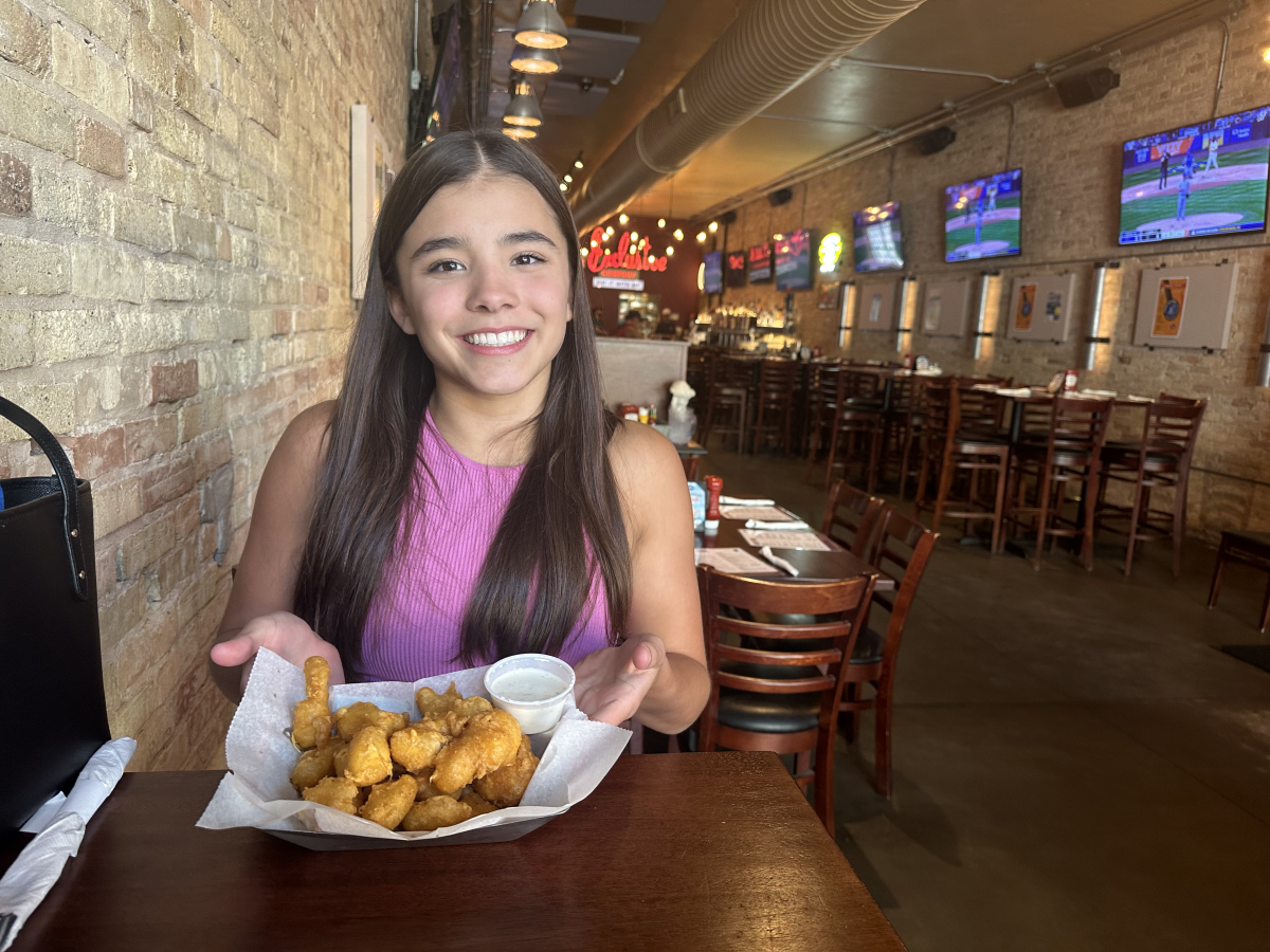 Chloe with Ruby Owl Cheese Curds