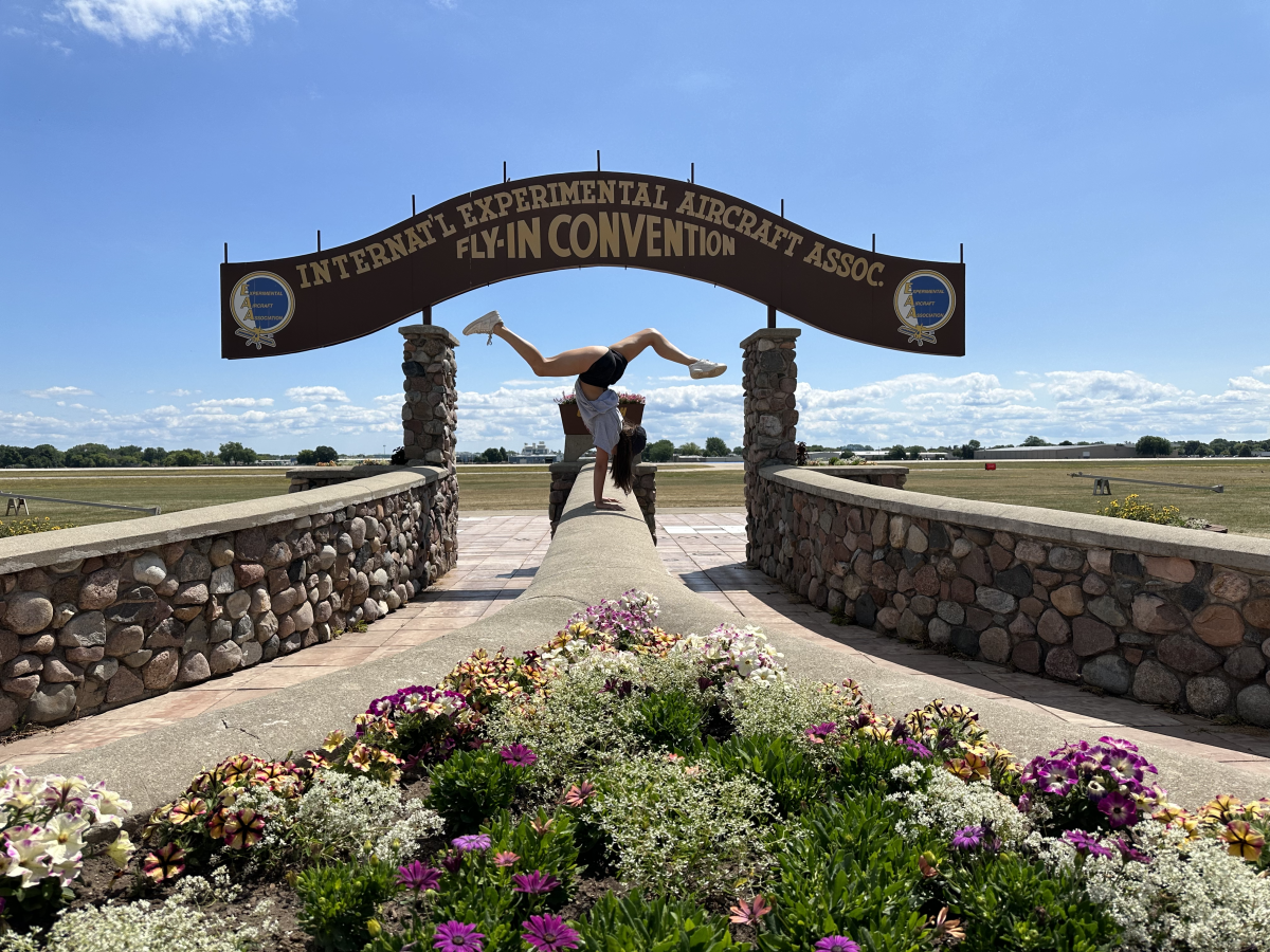 Chloe at Brown Arch EAA Airventure Grounds