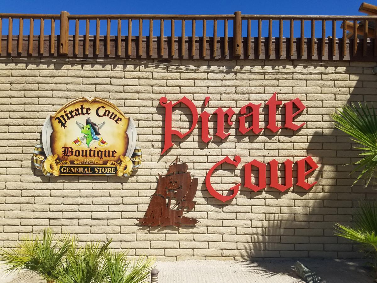 Pirate's cove resort in Needles, California