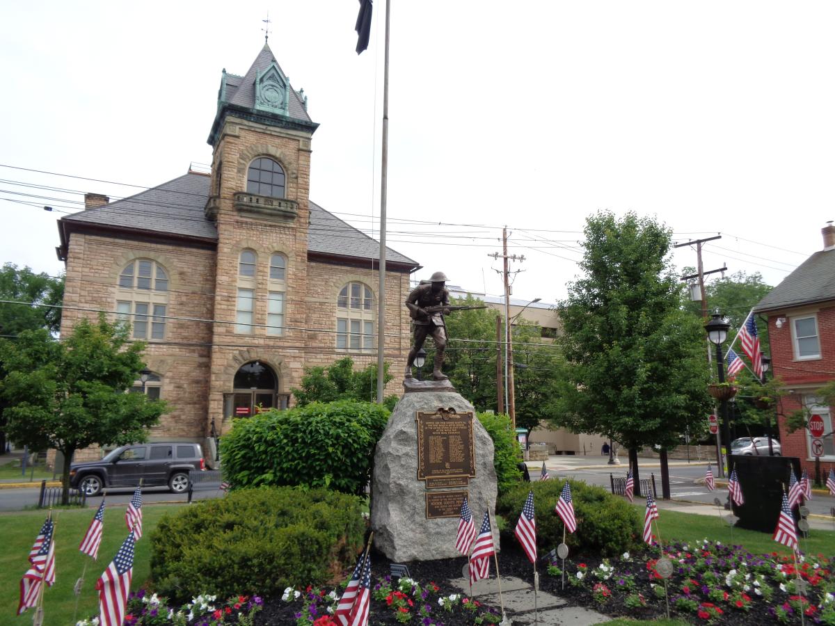 Monroe County Courthouse in the Pocono Mountains