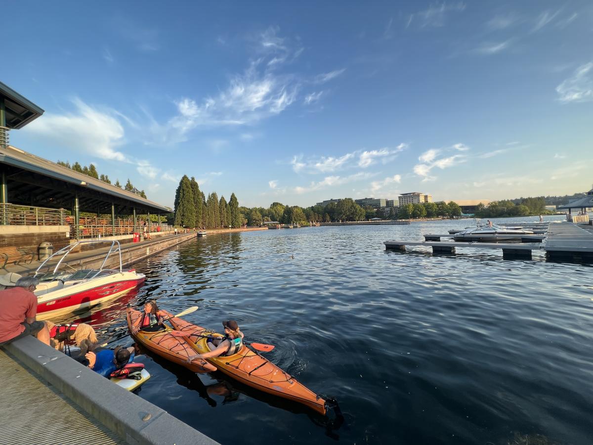 kayakers