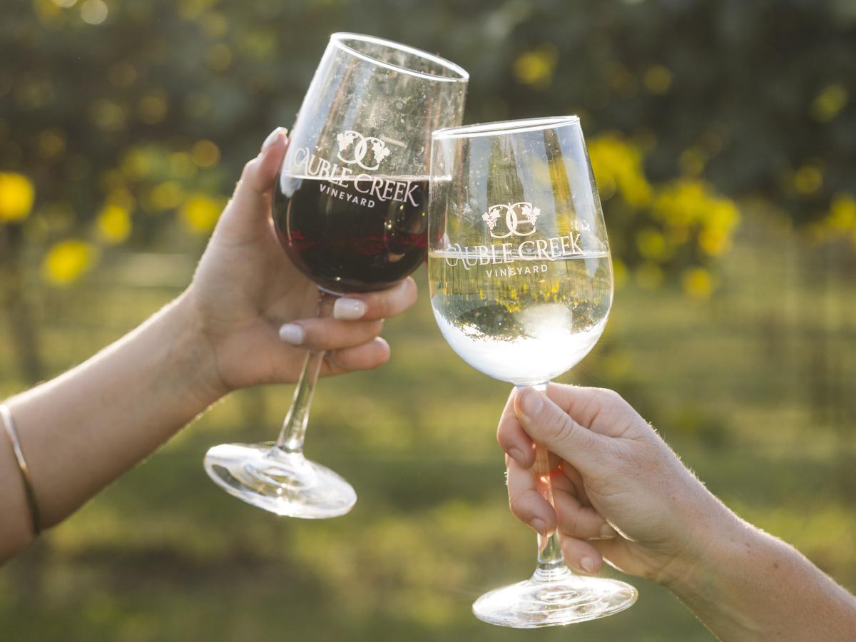 Cauble Creek Wine Glasses