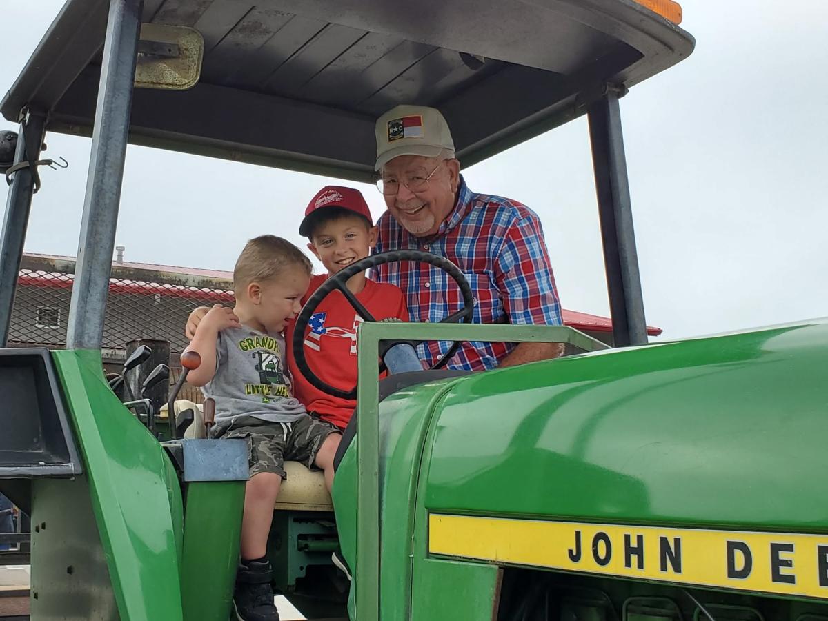 Tractor at Woodleaf Tomato Festival from Woodleaf Tomato Festival's Facebook page