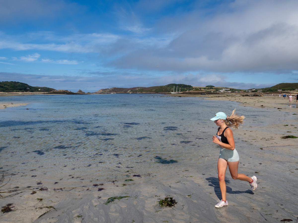 Running on Isles of Scilly