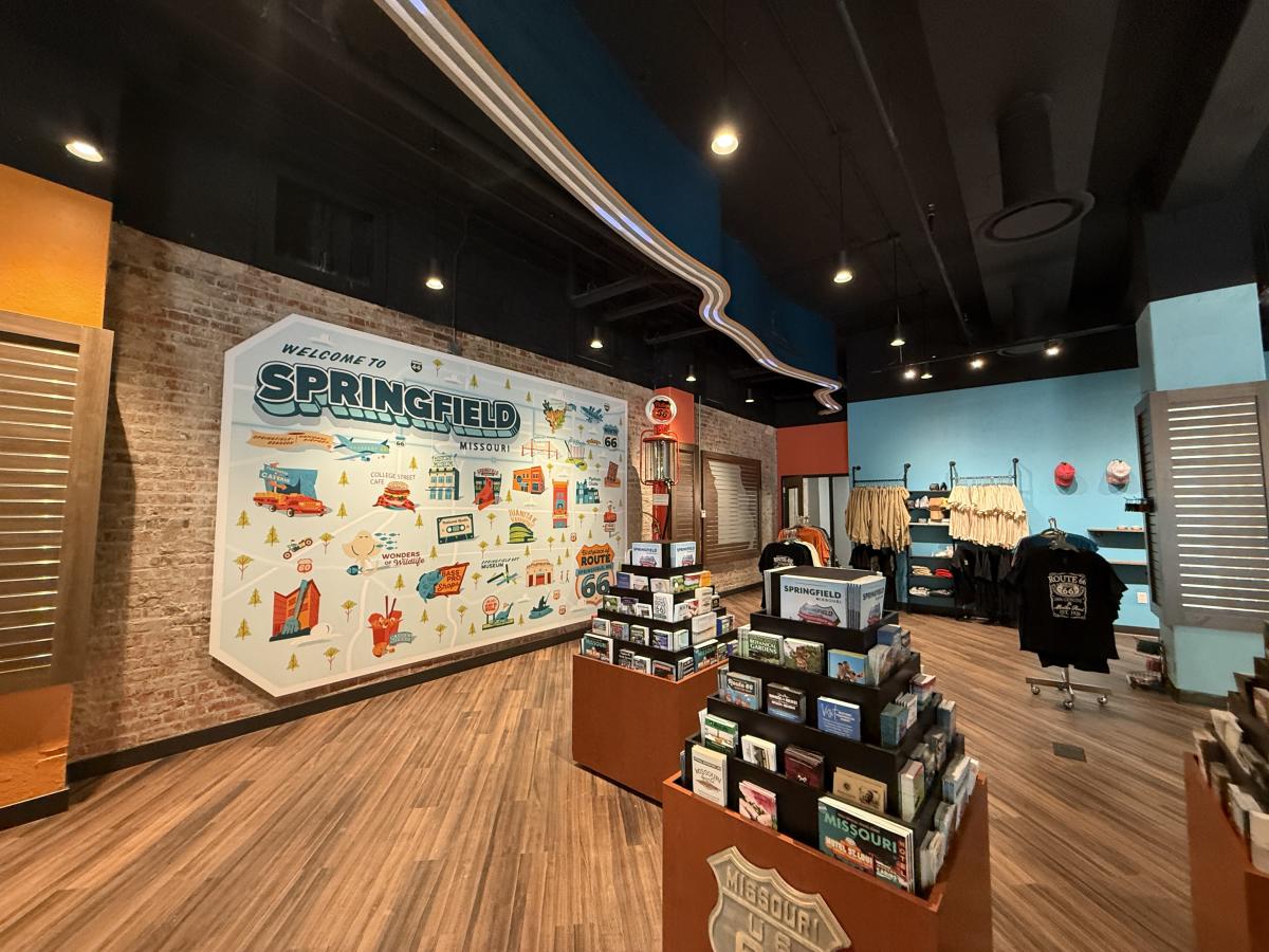 Springfield Route 66 Welcome Center Interior