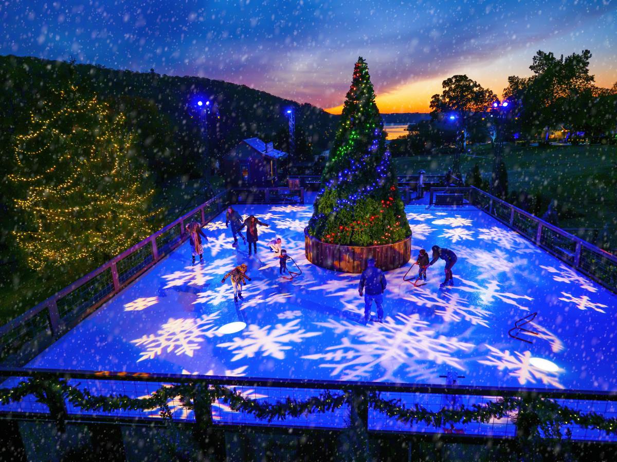 Ice Skating at Big Cedar Lodge