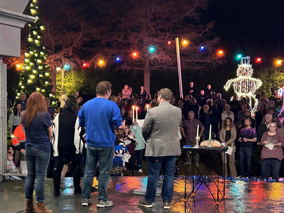 Public Menorah Lighting at Mandeville Trailhead