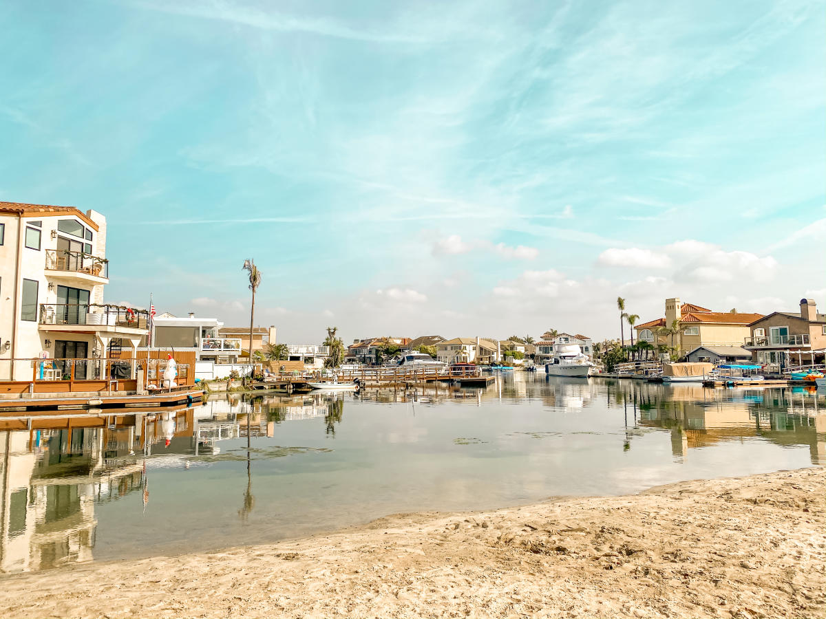 Huntington Harbour in Surf City USA