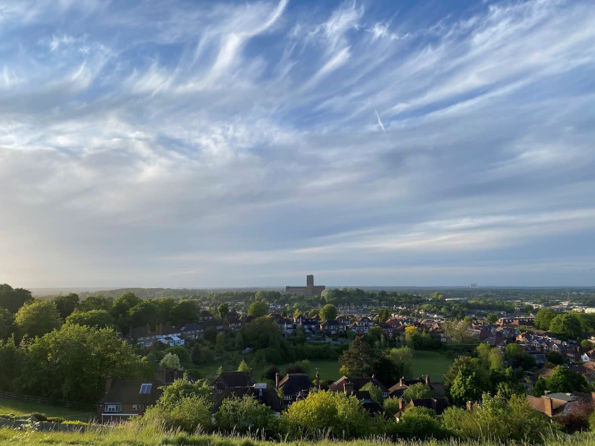 Guildford Cathedral from the Mount