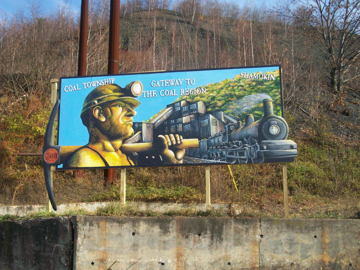 Gateway To The Coal Region Mural