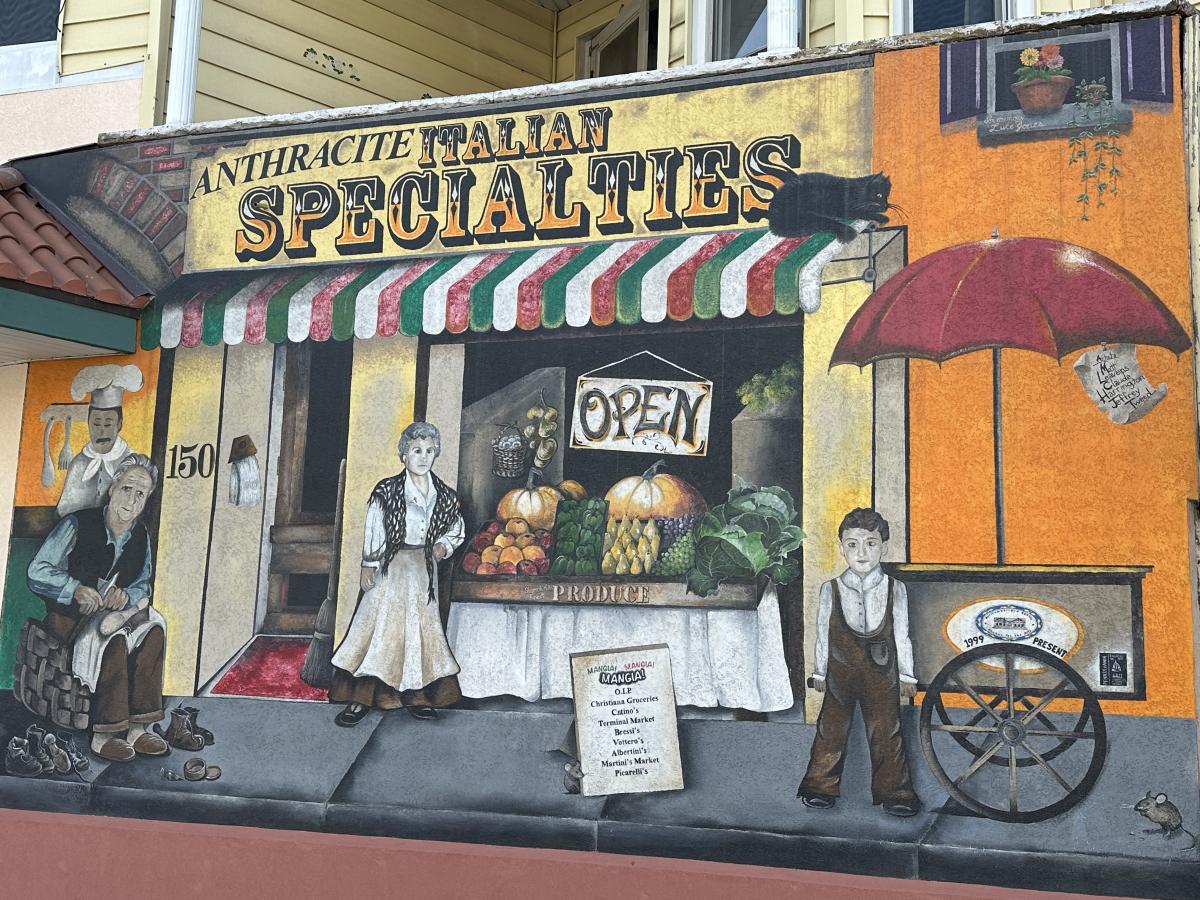 Shamokin Mural Italian