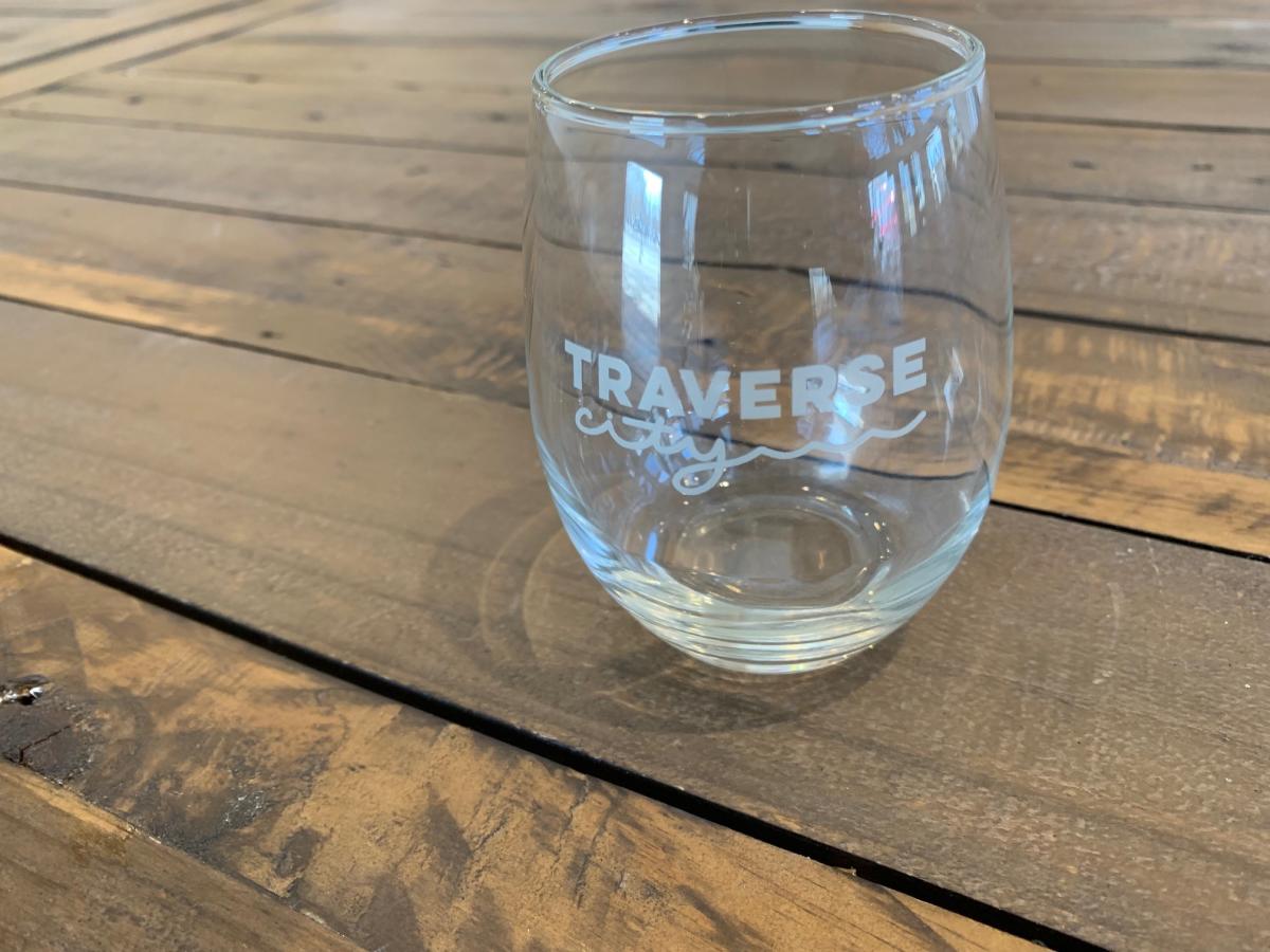 Traverse City Uncorked Wine Glass