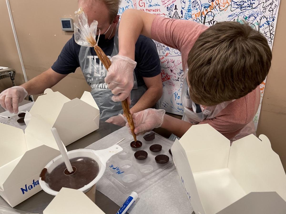 chocolate making