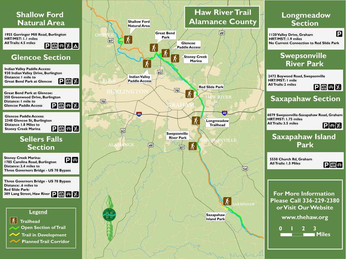 Haw River Land Trail Map-2017