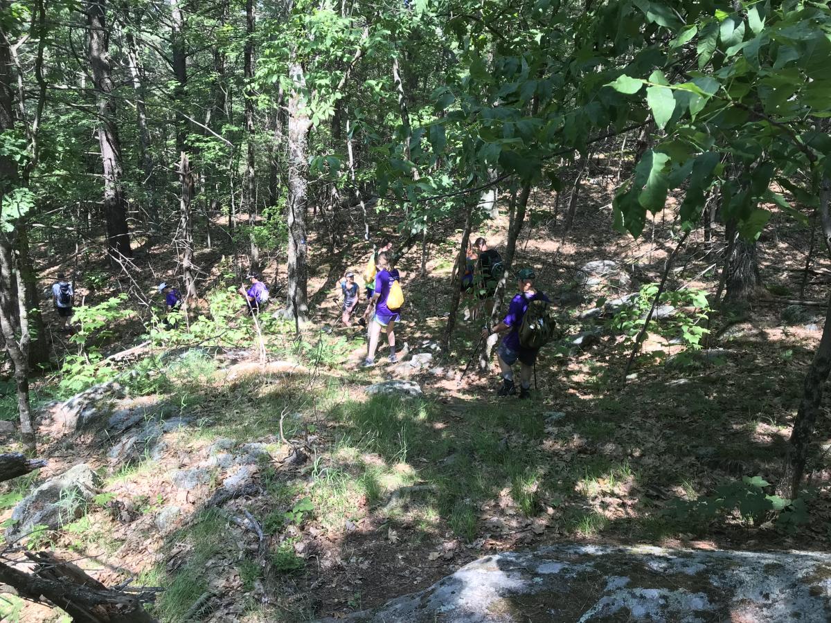 Descent to Pole Hill Pond