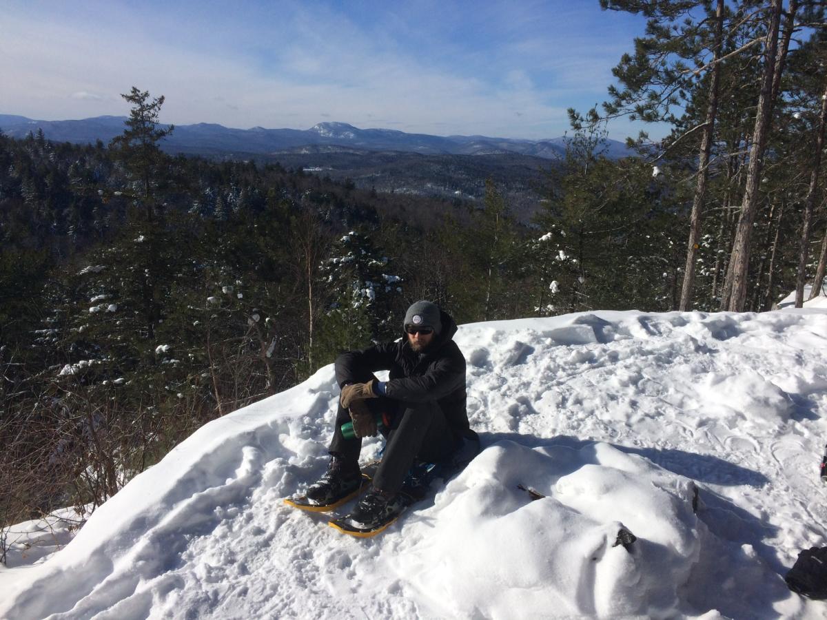 Matt Snowshoeing