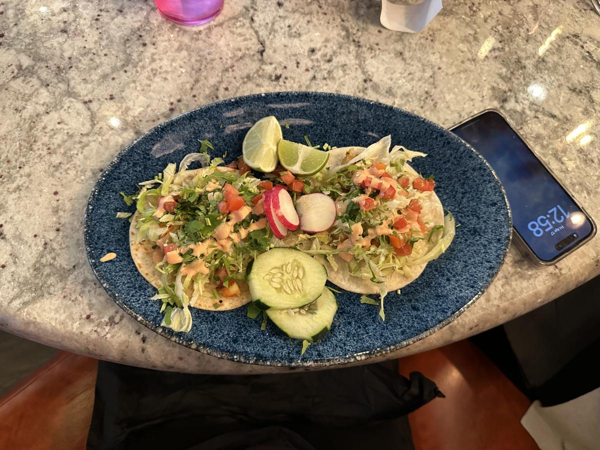 Tacos with lime