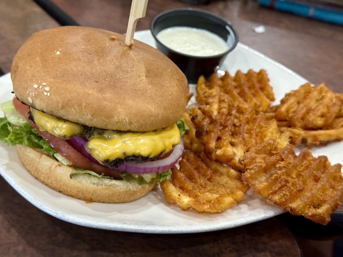 Tick Tock Tavern Burger and Fries