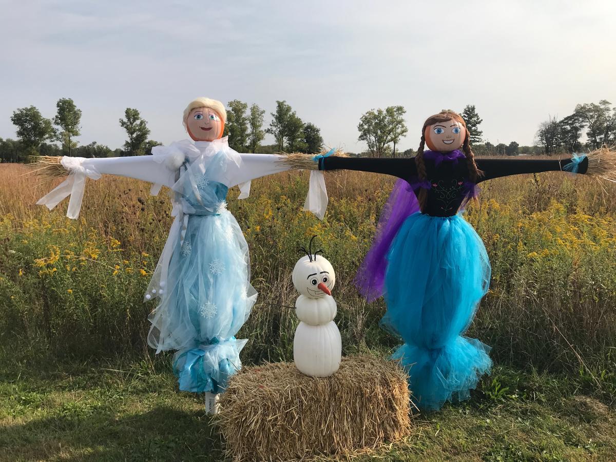 Trail of Scarecrows at Prophetstown State Park