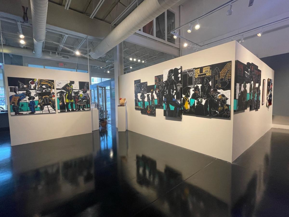 Artwork created by Black artists sits on display at CityArts