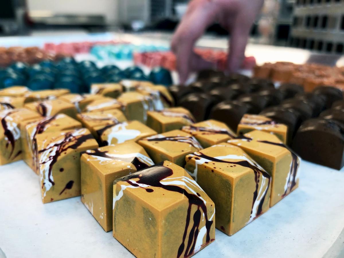 Cocoa Dolce Marble Slab Chocolates