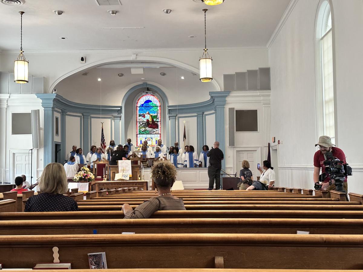 Samantha Brown at the Historic First Baptist Church