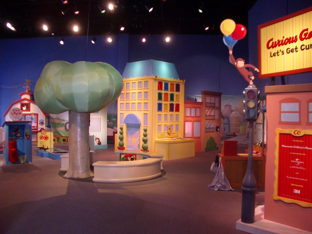 The Woodlands Children's Museum Curious George Exhibit