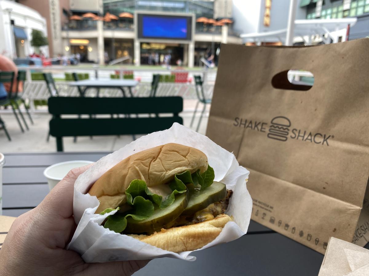 Burger from Shake Shack