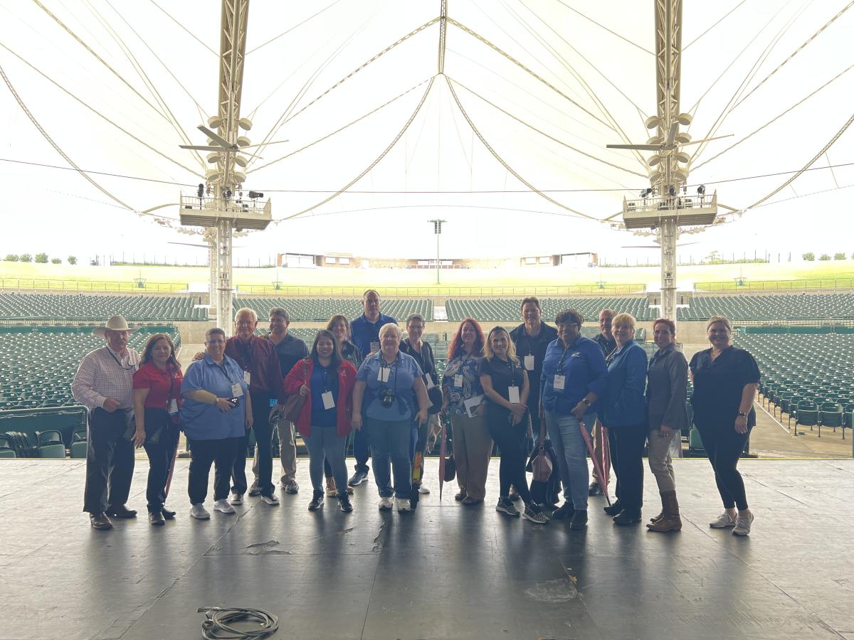 Texas Travel Counselors at The Cynthia Woods Mitchell Pavilion in The Woodlands Texas