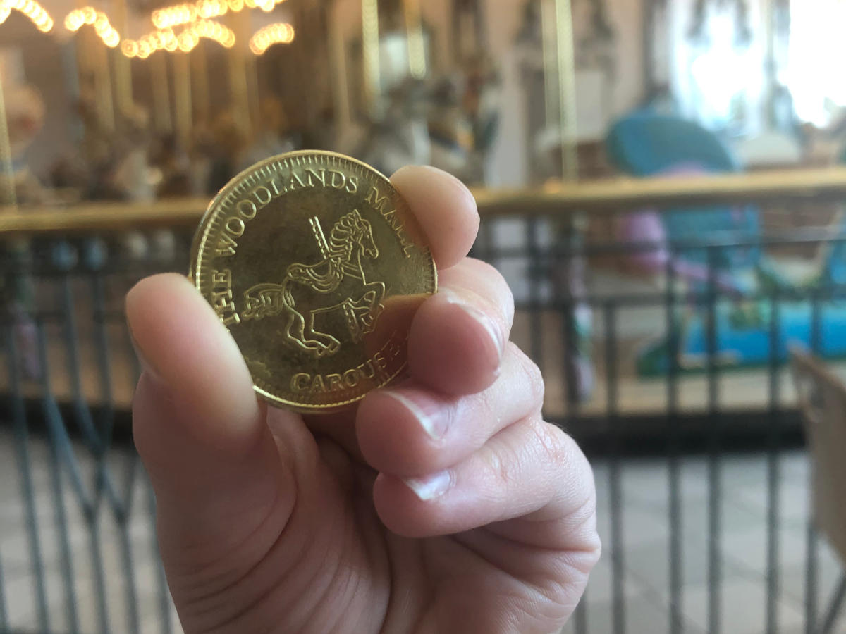 The Woodlands Mall Carousel Token