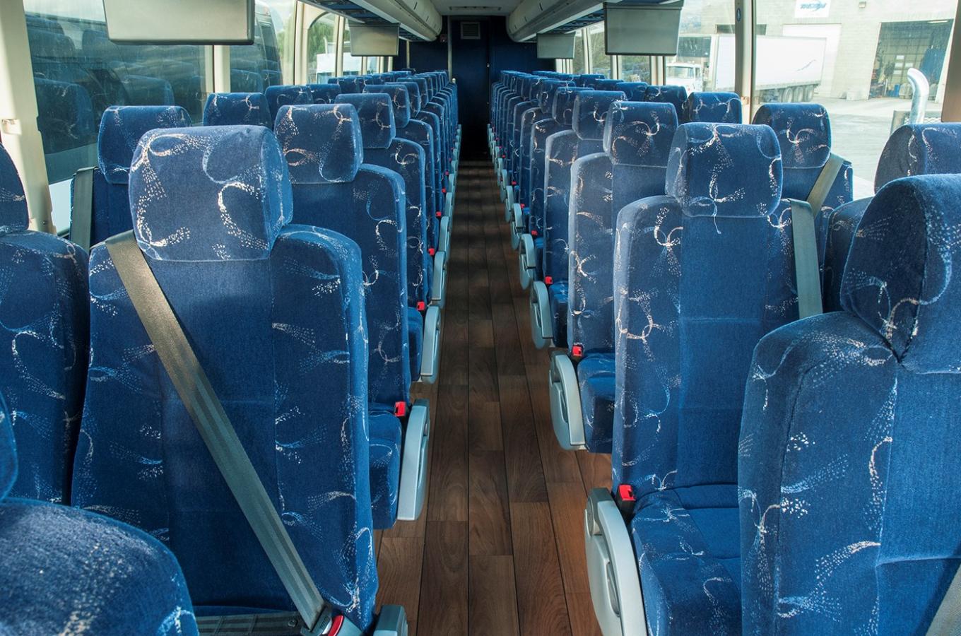 interior of new Prevost