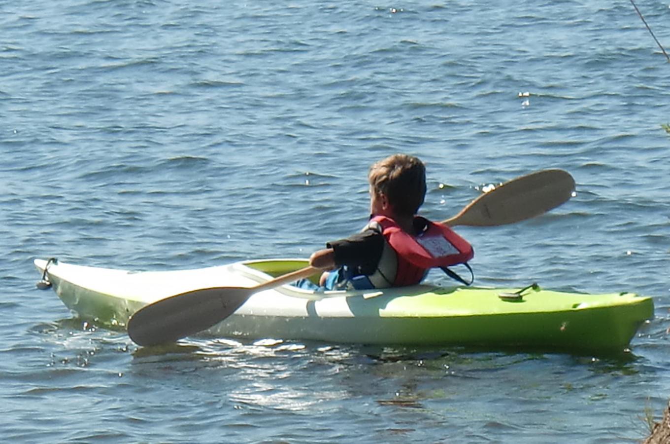 Boy in Kayak