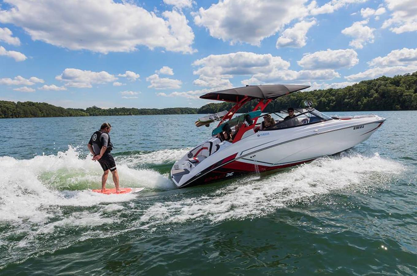 Surfing Power Boat