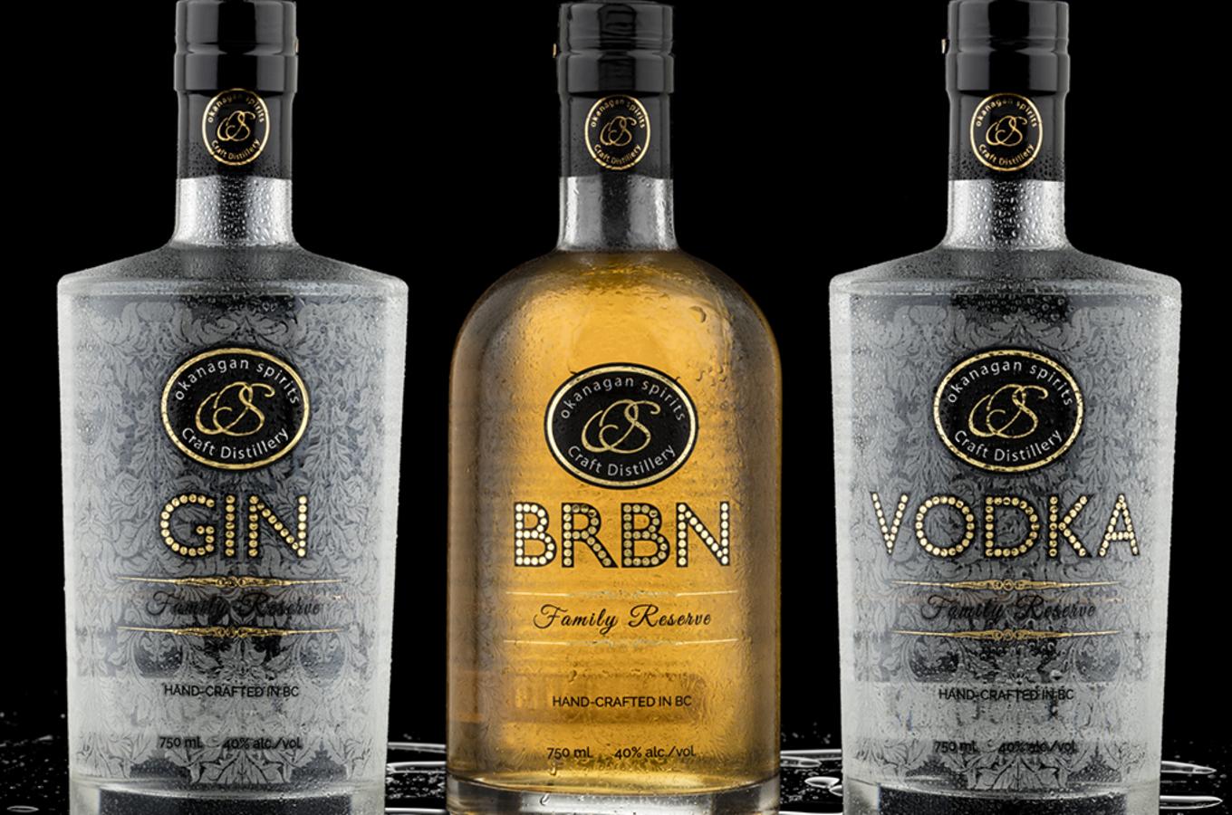 Family Reserve Gin, Vodka and BRBN