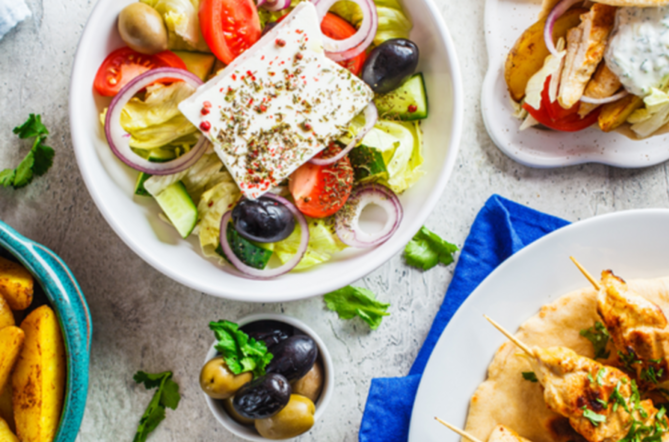 Opa! Taste of Greece: Chicken Souvlaki, Pita, & Tzatziki