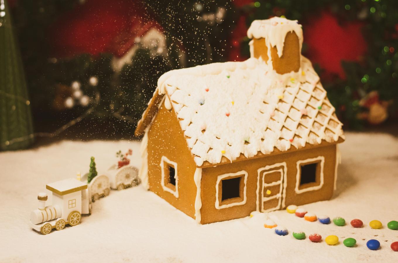 Pinot & Pottery Gingerbread House