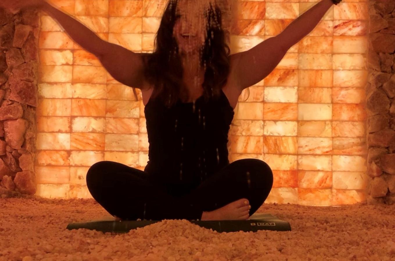 Restorative Yoga In A Salt Cave At Room & Pillar With Guided Mediation!!