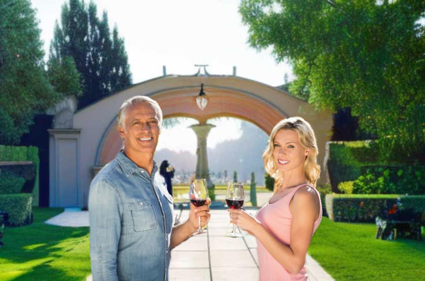 Couple at Winery